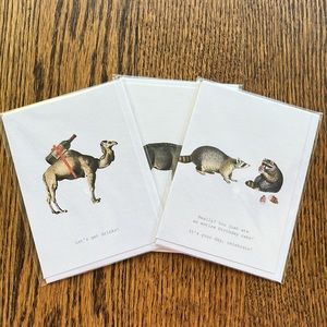 Margot Elena /TokyoMilk cards. Three cards. New, never used.